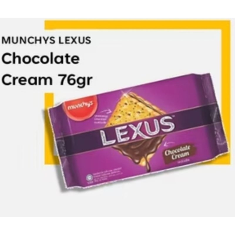

LEXUS Biskuit Sandwich Cokelat Krim 76gr (kadaluwarsa 1 Maet 2026)