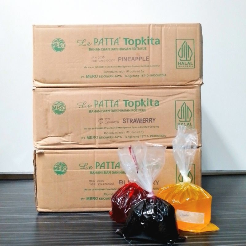 

Selai Lepatta Topkita Repack | 500gr | 250gr | Varian Rasa ( Pak ) [ Original ]