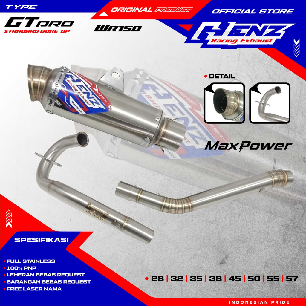 Knalpot WR 155 HR-1 Henz Racing Exhaust