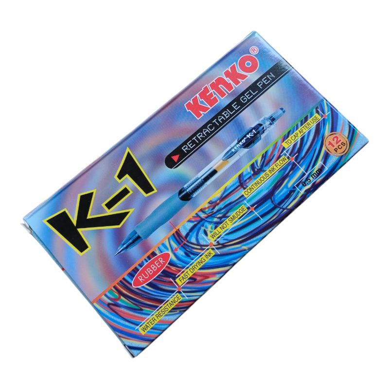 

sg KENKO K-1 RETRACTABLE GEL PEN (1PAK/12PCS)