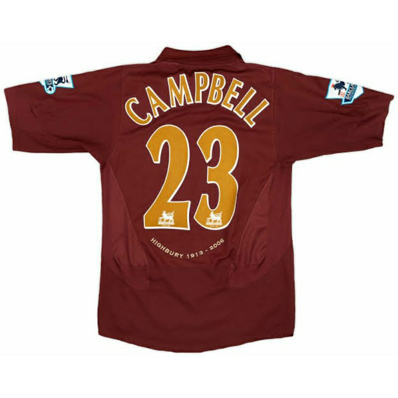 JERSEY ARSNL FULLPATCH 2005 CAMBELL # 23