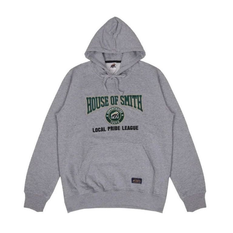 Barang Pilihan House of Smith Hoodie Full Variant Blosjom Abu Putih Hitam