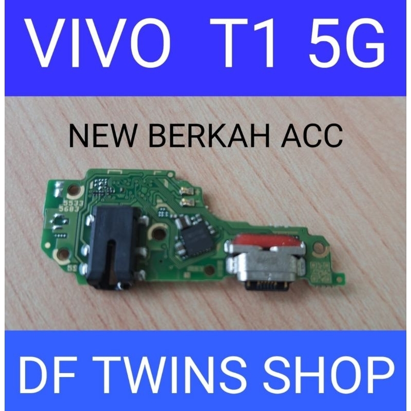 PAPAN CHARGER KONEKTOR PCB Flexi CAS+MIC VIVO T1 5G SNAPDRAGON 778G Tc Vivo T1 5G Charger Vivo T1 5G
