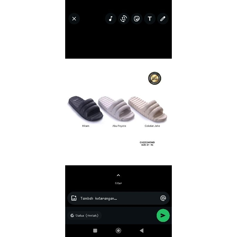 Sandal zandilac wanita