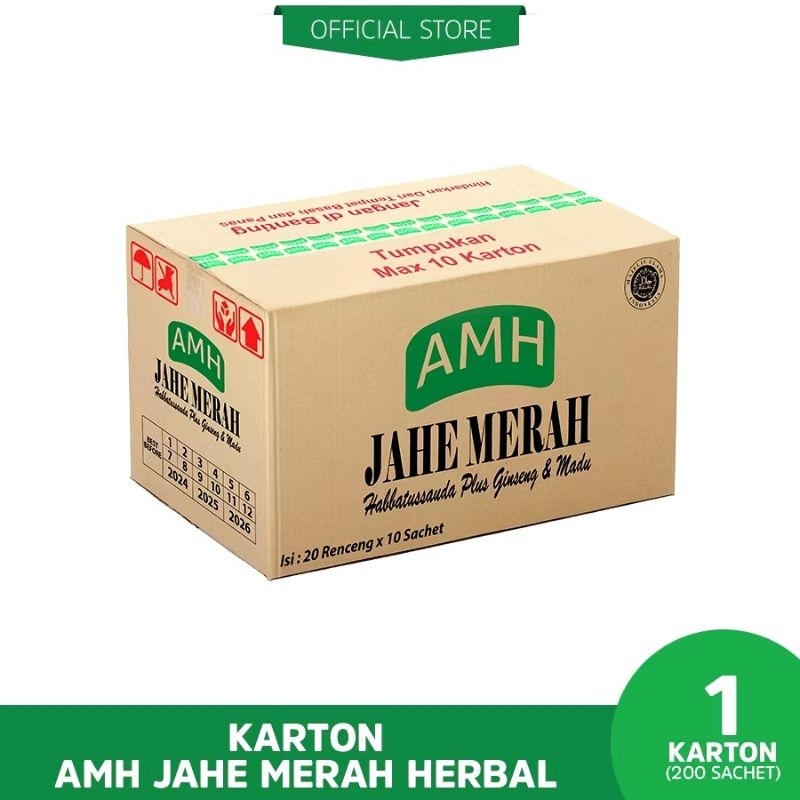 

AMH Jahe Merah 1 Bal / Karton 200 sachet