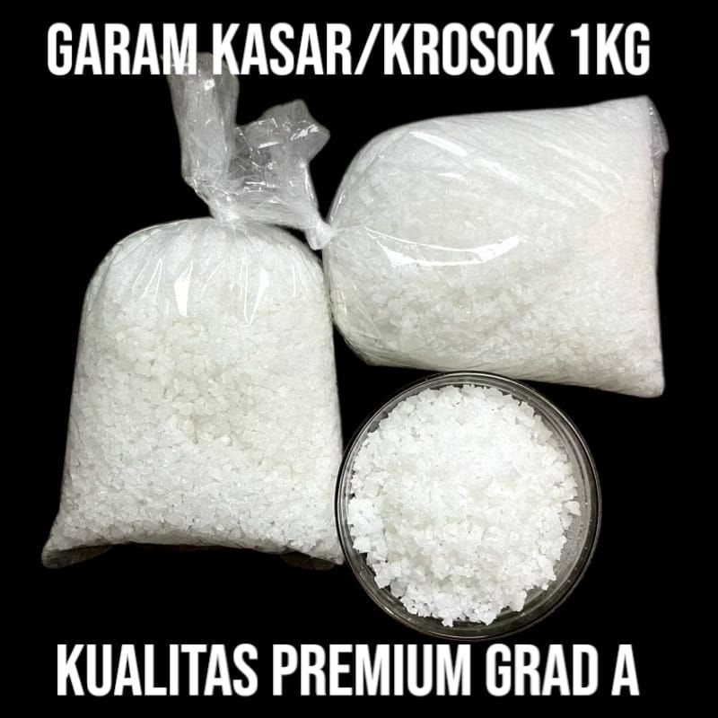 

Garam Kasar Cristal/Garam Kasar Krosok 1 kg