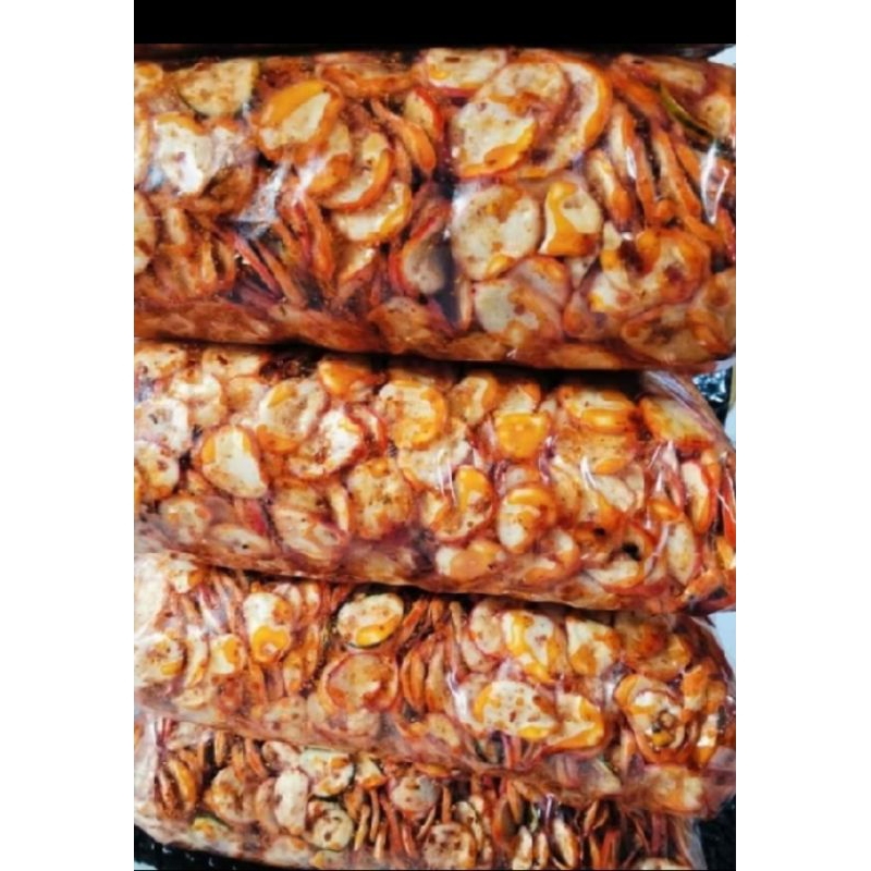 

Paket RESELLER 5kg Seblak kerupuk bawang pedas daun jeruk