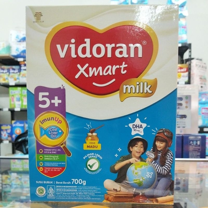 

VIDORAN XMART MILK 5+ MADU (700 GRAM)