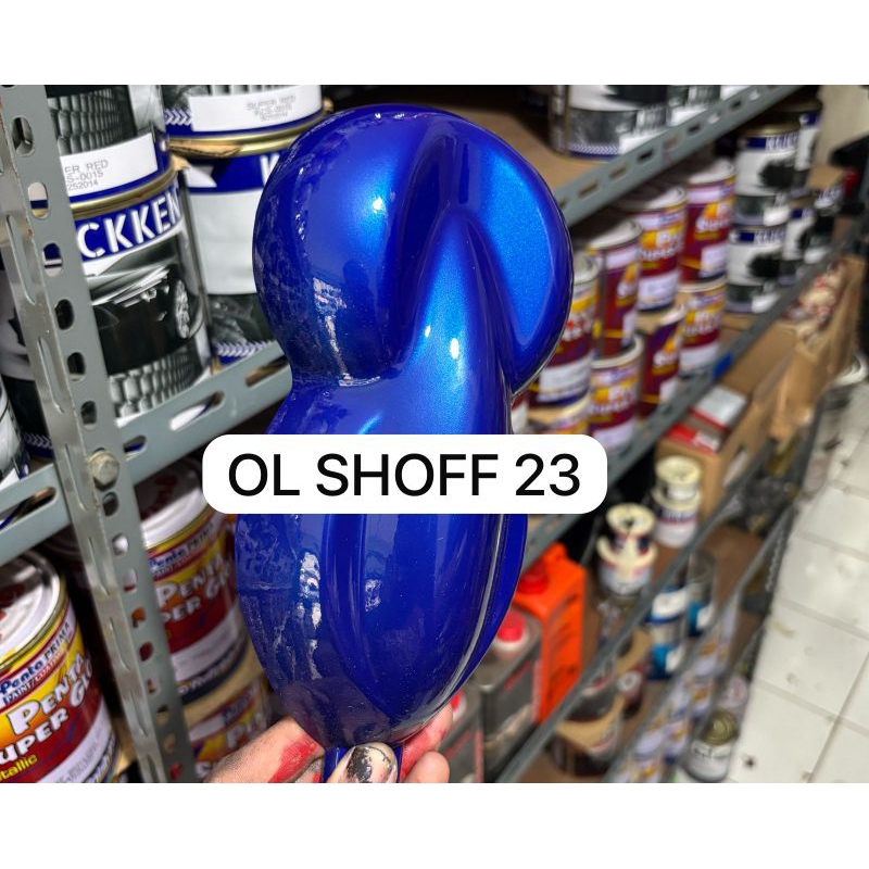 Cat  Biru Galaxy Metalik PU/Cat Biru Metalik