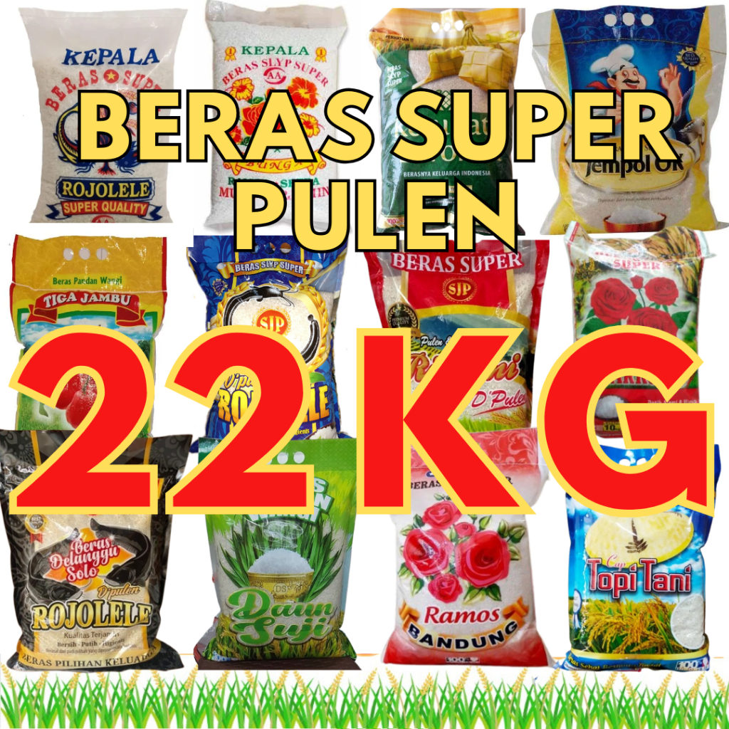 

(BISA COD) PROMOO BERAS SUPER PULEN 22 KG ARENA SEMBAKO CIKARANG