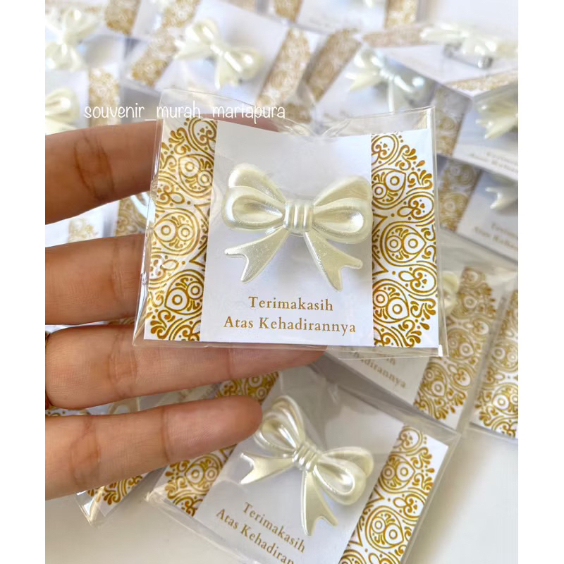 Ready Souvenir Pernikahan Bros PITA Pearl Besar Cantik Mewah