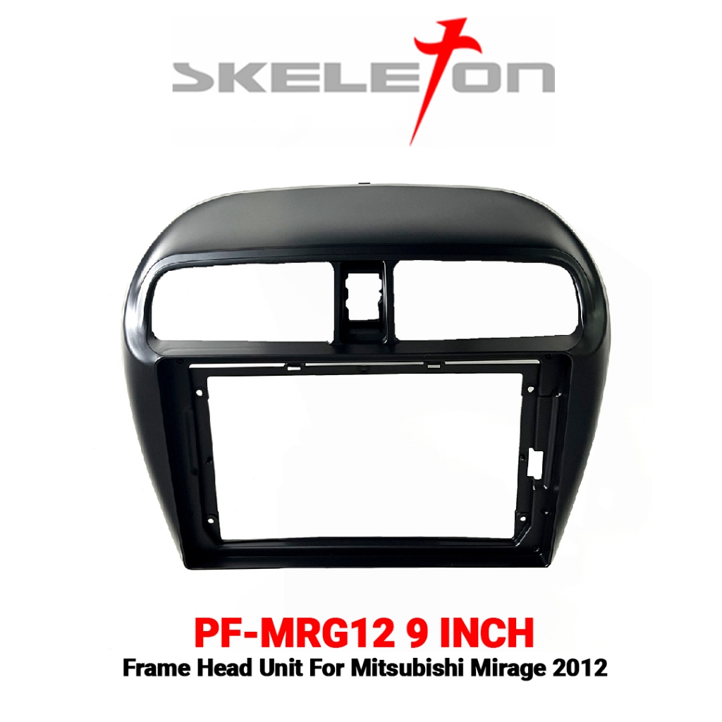 Frame Head Unit 9 Inch Mobil Mitsubishi Mirage 2012 Frame Android Skeleton