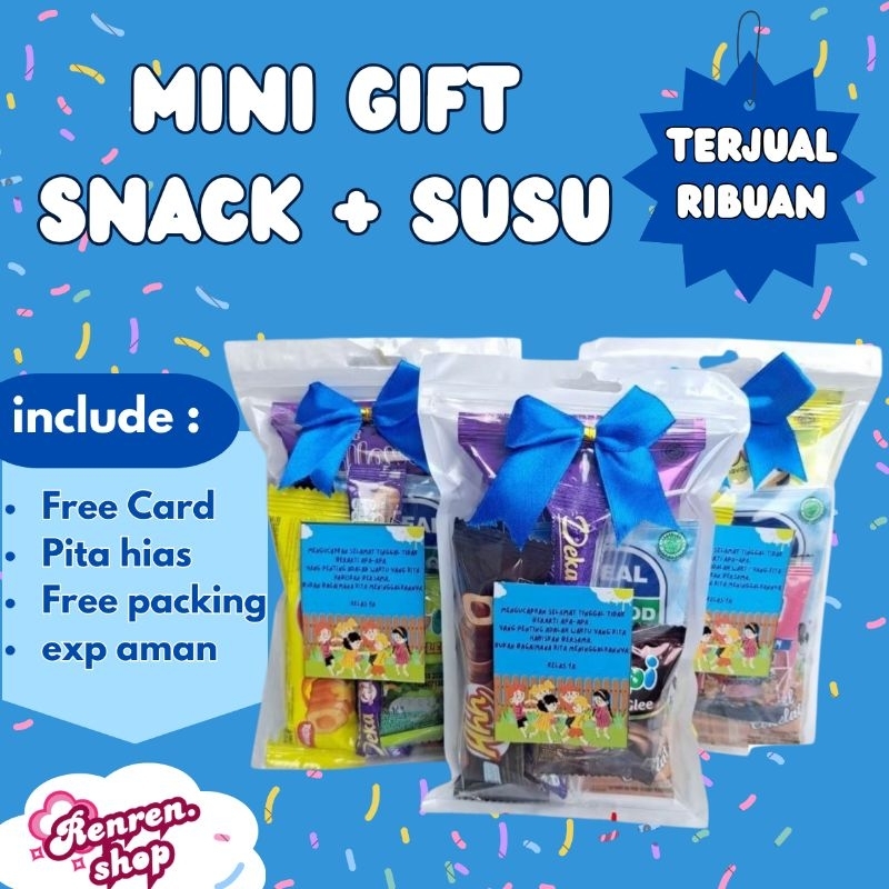 

Bingkisan Snack Ultah Mini /Snack Ultah Murah/Paket Snack Ulang Tahun /Hampers Snack/ Snack Ultah