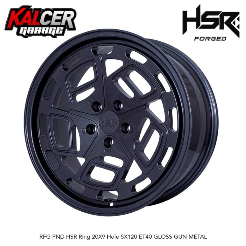 VELG MOBIL BYD SEAL, BMW 320, F30 HSR FORGED RFH PND R20 5X120 GLOSS GUN METAL