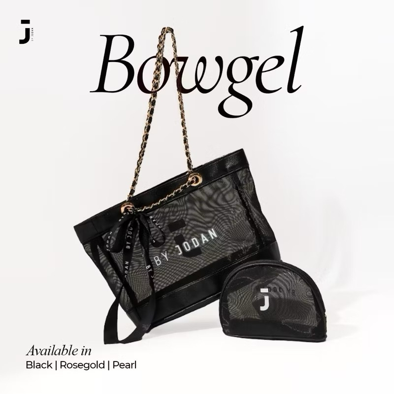 Best Seller Bowgel Tote Bag 1.0 Black size M by Jodan (Agen Eksklusif DKI Jakarta)