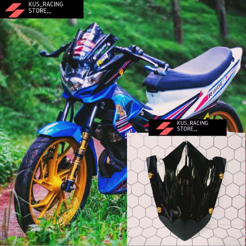 WINDSHIELD SATRIA FU BARONG 2009-2013 FREE BAUT VISOR SATRIA FU BARONG