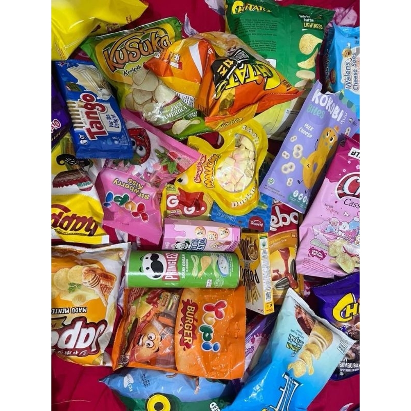 

PAKET SNACK 2 - Aneka Snack / Jajan Murah Paket Termurah Jajan Paket Campur Mix Banyak Varian