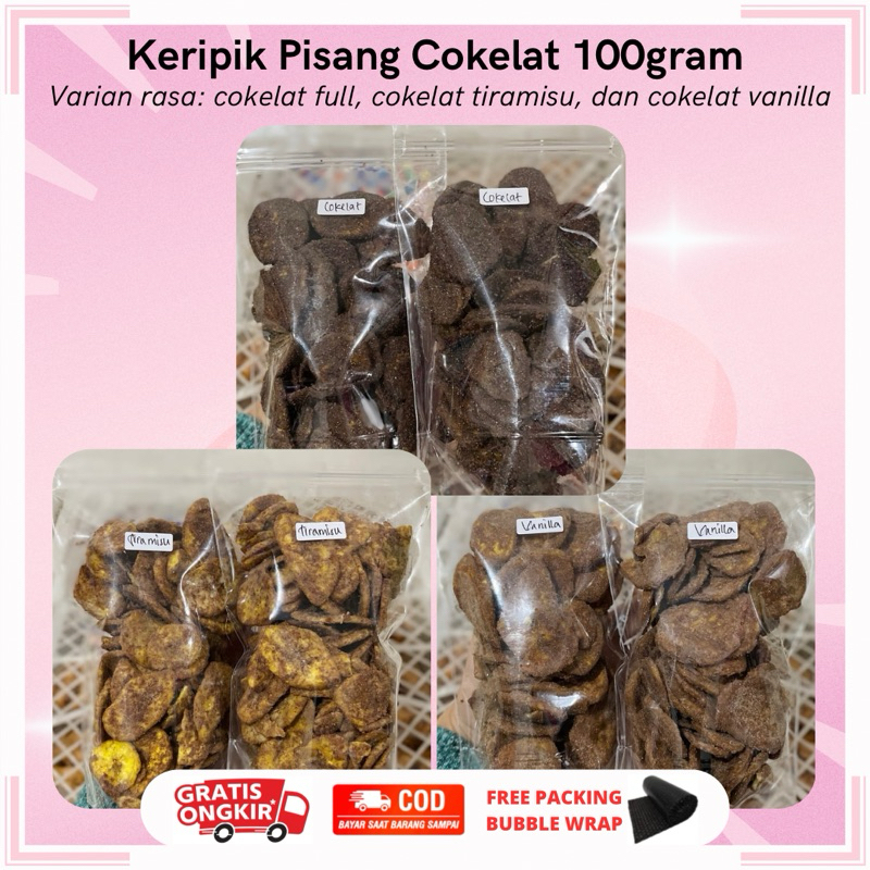 

KERIPIK PISANG COKELAT BUBUK 100GRAM | KERIPIK PISANG COKELAT TIRAMISU | KERIPIK PISANG COKELAT VANILLA