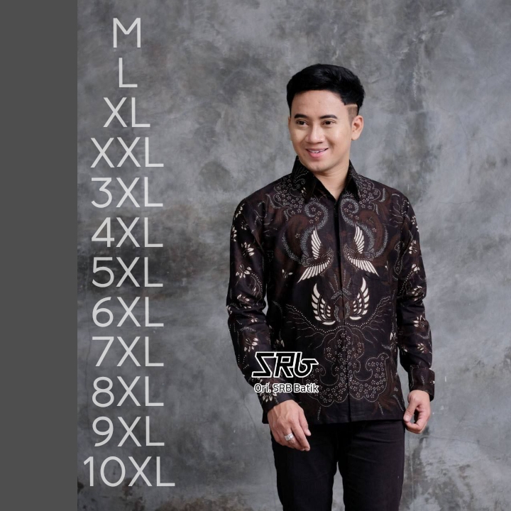 BATIK SAWUNGGALIH KEMEJA BATIK BIG SIZE BATIK JUMBO M,L,XL,XXL,3XL,4XL,5XL,6XL