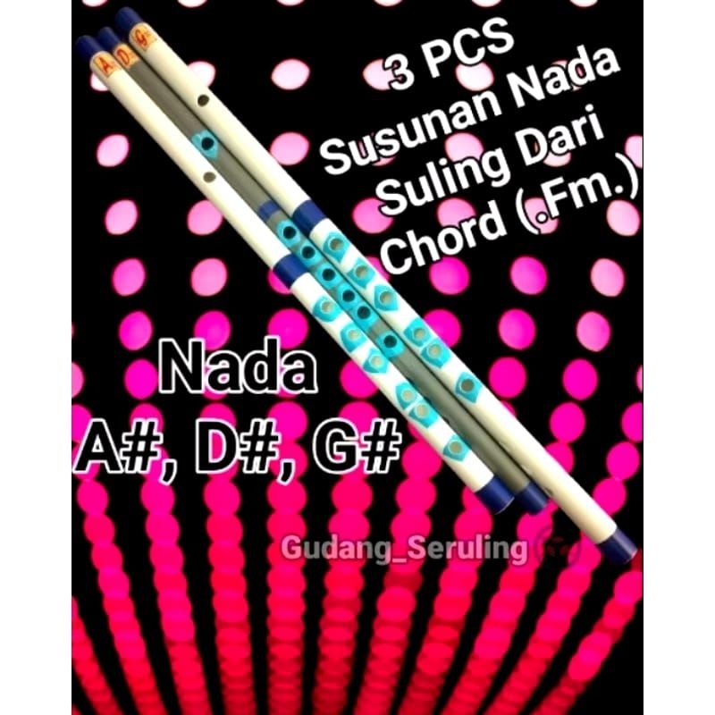 3pcs Seruling dangdut paralon PVC, Suling bangsing, Seruling dangdut murah