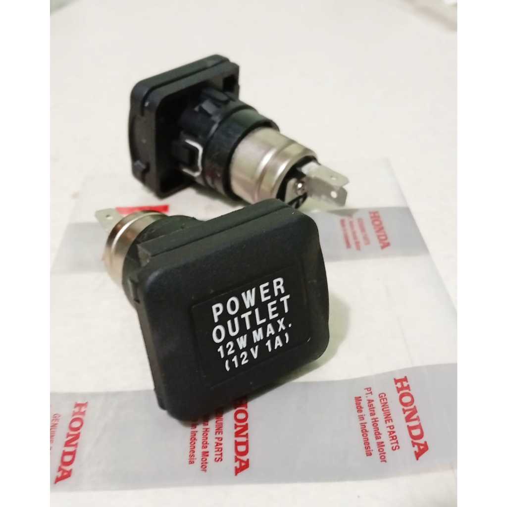 POWER OUTLET CHARGER 12V HONDA SCOOPY K93 SCOOPY K2F BEAT NEW LED PCX 150 160 NEW ORI ORIGINAL