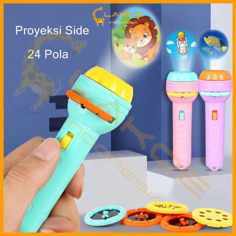 Mainan SENTER PROYEKTOR ANAK SENTER DENGAN PROYEKTOR KARTUN MAINAN EDUKASI ANAK