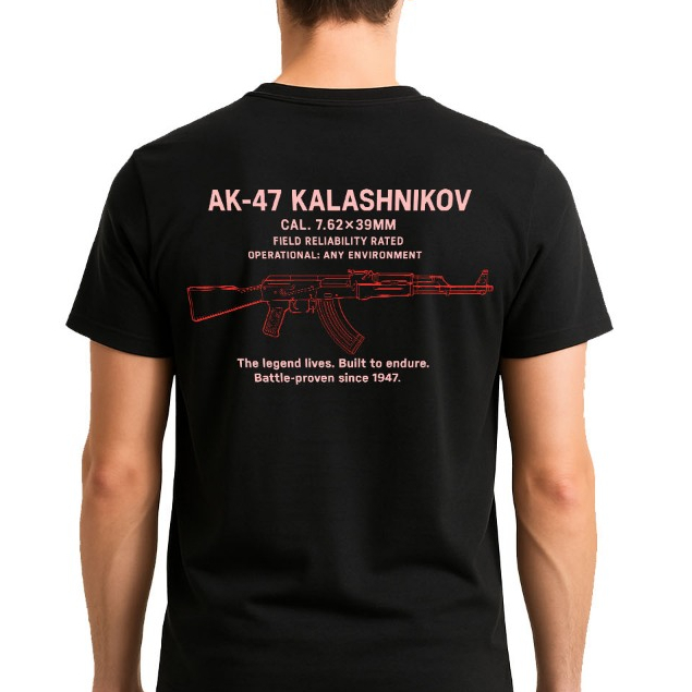 RSA Kaos Tactical AK-47 - Baju Taktikal Pria Army -  Combed 24s Premium -  TNI Polisi Brimob