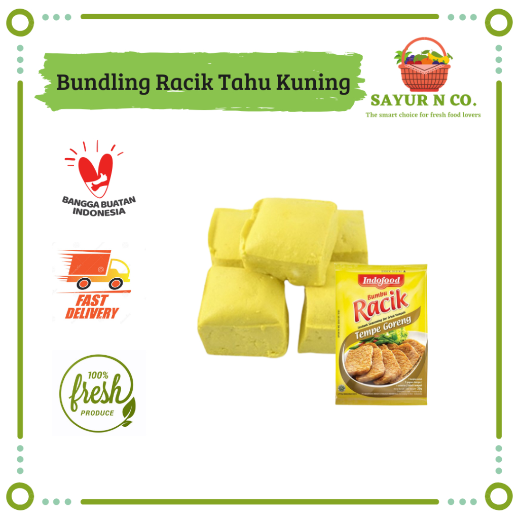 

Bundling Racik Tahu Kuning | Sayur N Co Bekasi
