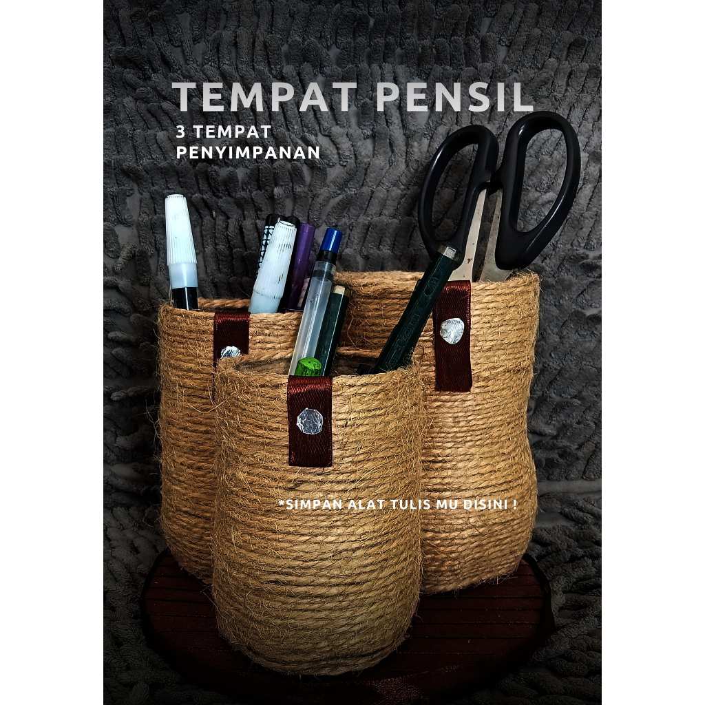 

Tempat Pensil Goni Craft Organizer Minimalis Serbaguna