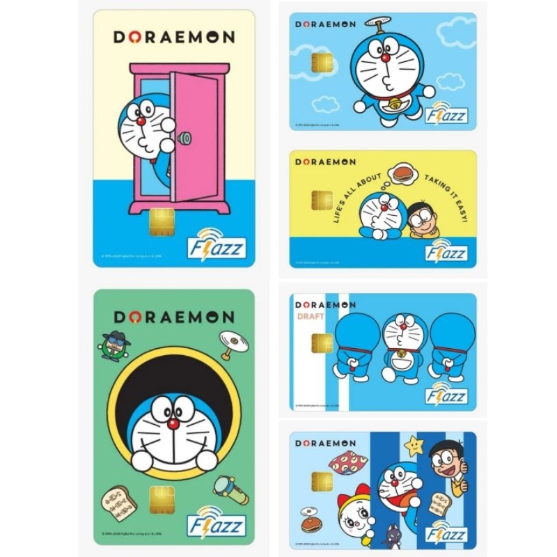 Kartu Flazz gen 2 BCA Limited edition Doraemon Asli original