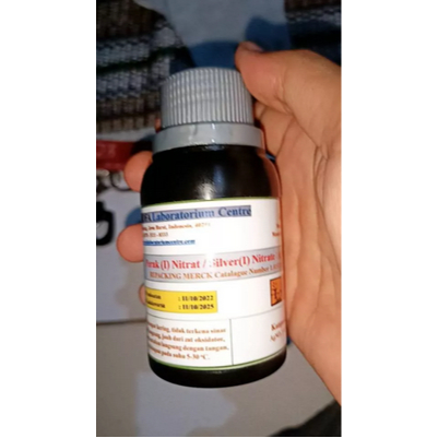 Silver Nitrate Merck/Agno3/Silver Nitrat/Perak Nitrat Original Dan Terpercaya