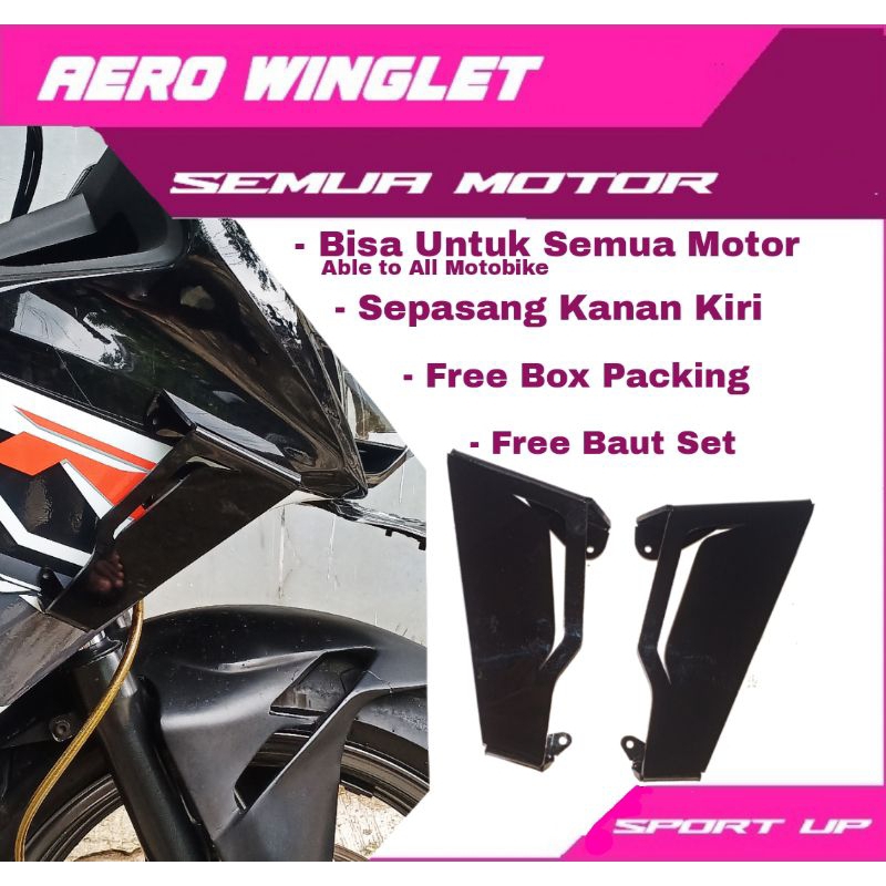 Aero Winglet Depan MotoGP Universal Bisa Semua Motor