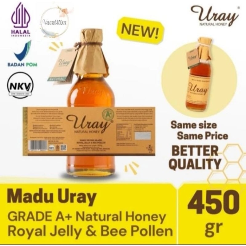 

Madu Uray Natural Honey 450gr