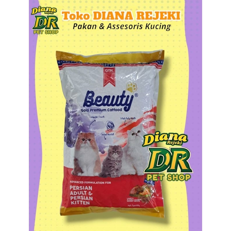 makanan kucing BEAUTY gold premium cat food
