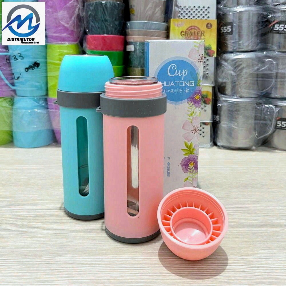 Botol Air Minum Kaca/ Botol Air Minum/ Tempat Air Minum  8913