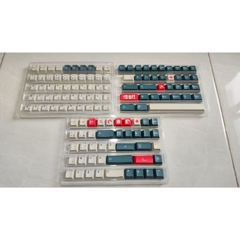 GMK Kaiju Keycaps PBT Dye Sub Japanese Root 130 Keys