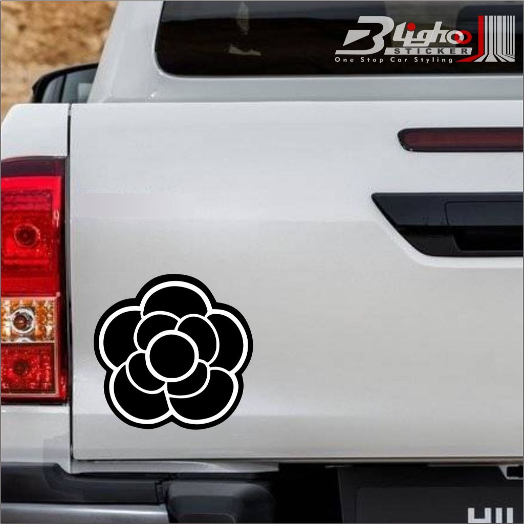 

BLIGHOO Cutting Sticker Bunga Plum Cantik 30cm Stiker Mobil Plum Flower