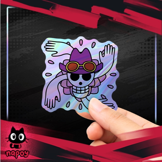 

Stiker Hologram Anime One Piece - Robin Logo