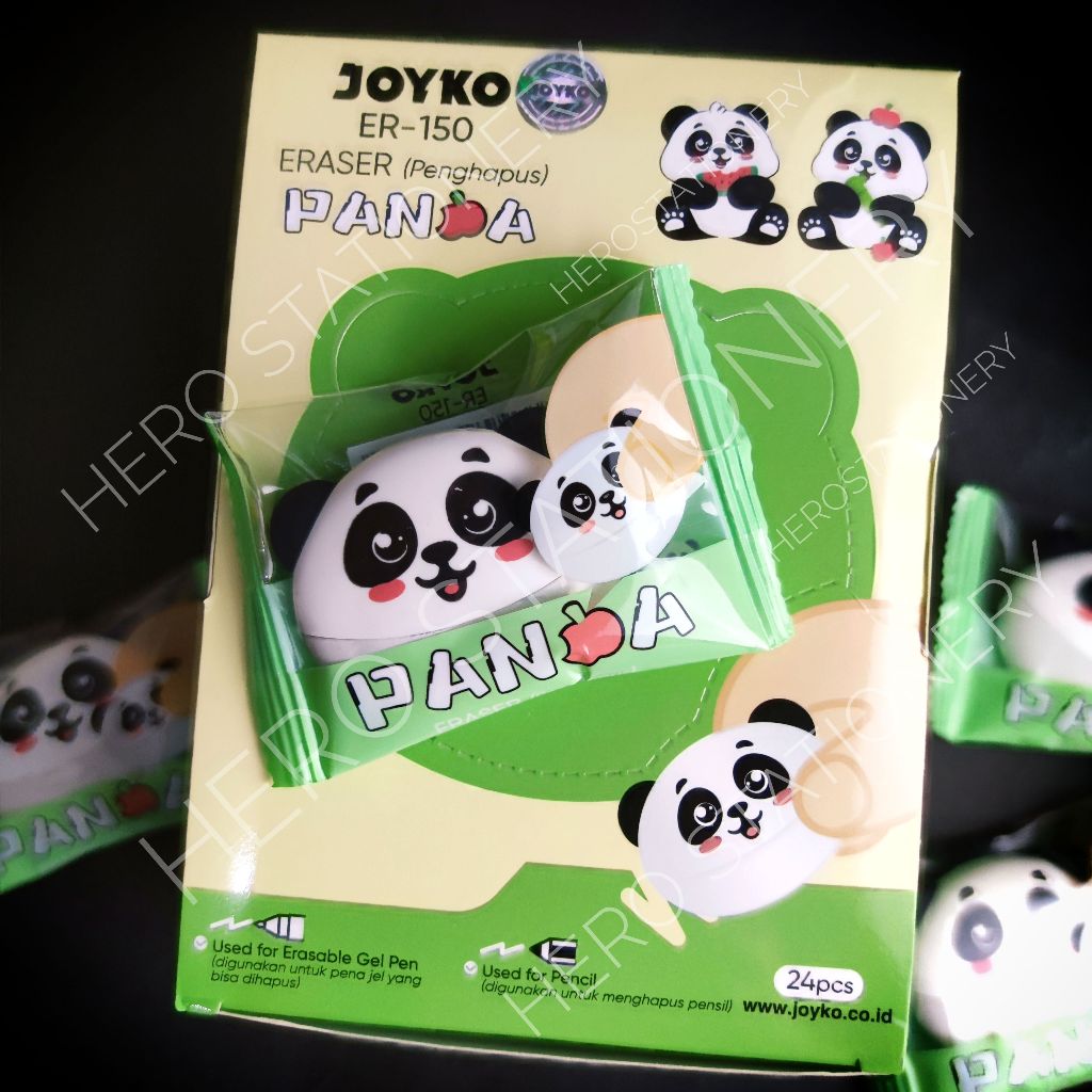 

Penghapus karet pensil pen eraser joyko ER-150 panda