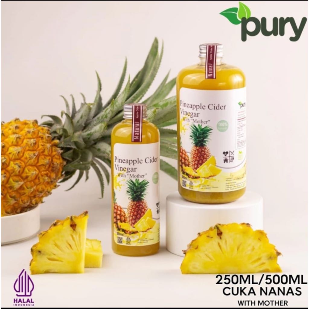 

PURY - Cuka Nanas / Pineapple Cider Vinegar With Mother