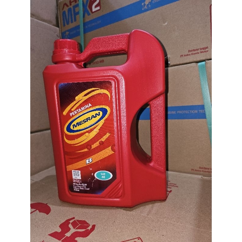 Oli Mesin Diesel Mesran B40 4Liter SAE 40/Oli Mesin Mobil