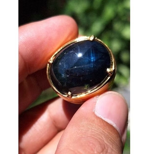 Natural bangsing biru jumbo 24crt