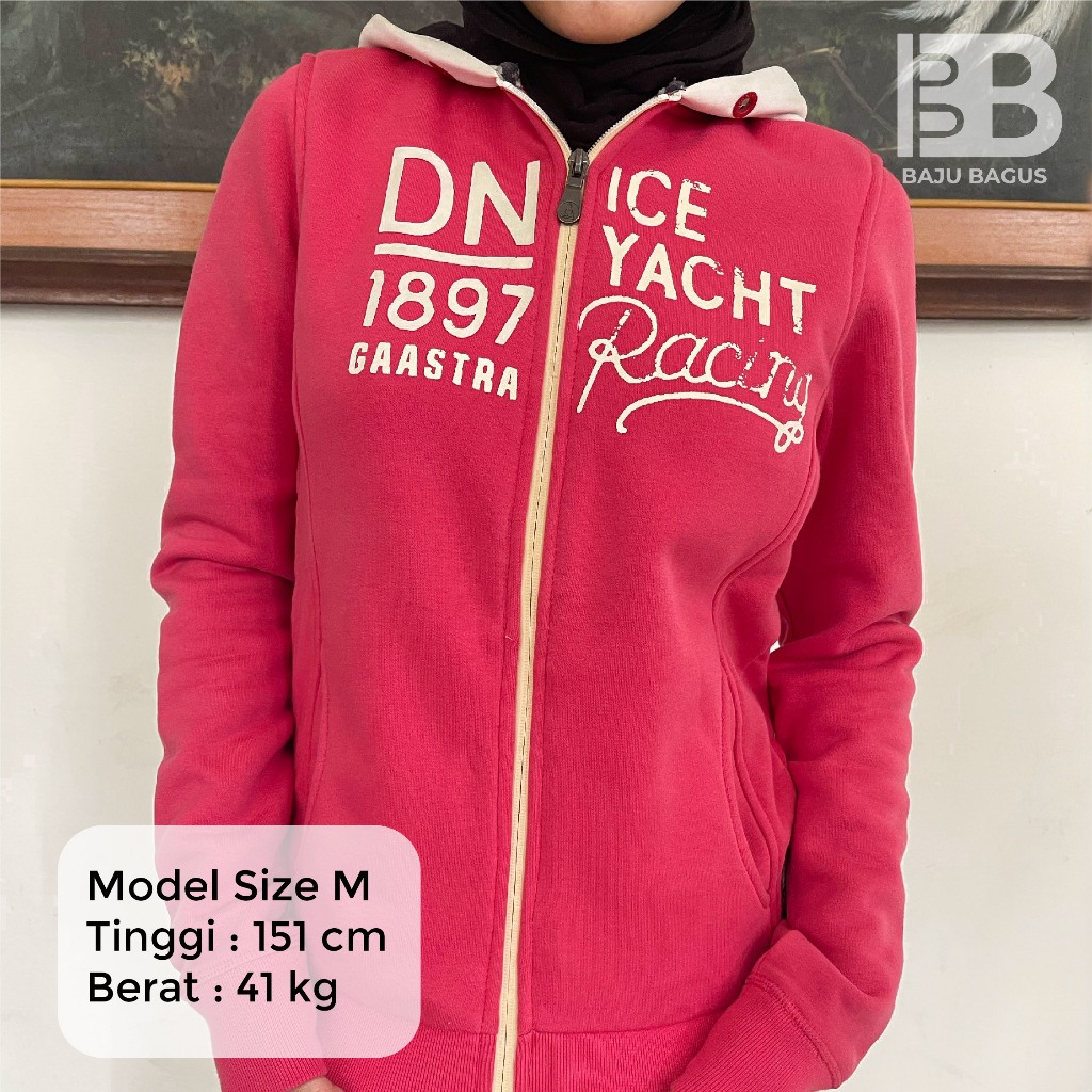 Jaket Gaastra Bahan Cotton Polyester Warna Pink | Baju Bagus