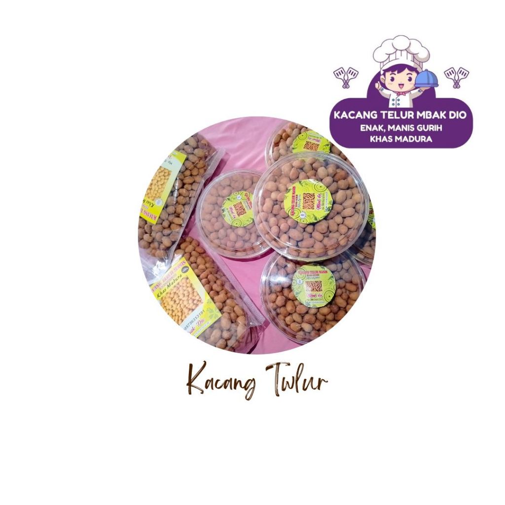 

kacang telur mbak dio manis enak gurih khas madura