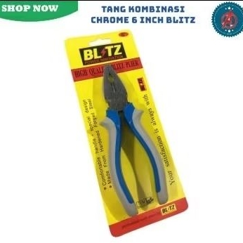 Blitz Tang Kombinasi Blitz Chrome 6 inch 7 inch 8 inch/Tang Kombinasi Chrome Blitz