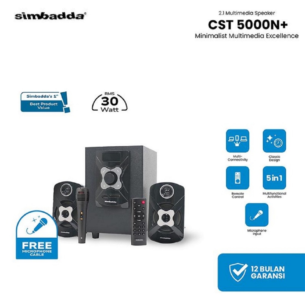 Speaker Simbadda CST 5000 N+ - Subwoofer Bass Power