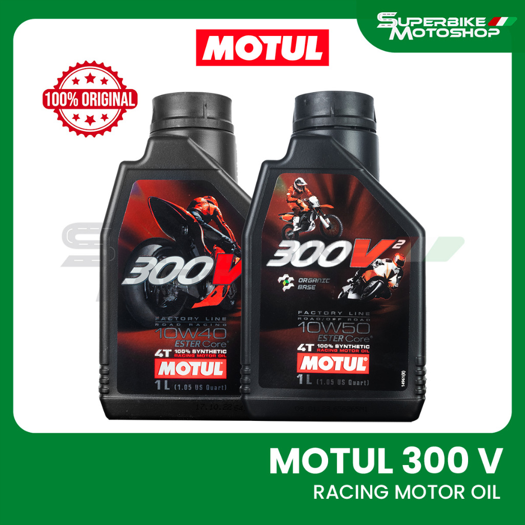Motul 300V - Oli mesin motor 4 tak Full Syntethic