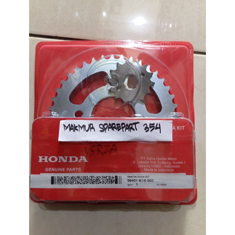 RANTAI KIT CHAIN KIT RANTAI SET VERZA/MEGAPRO MONO