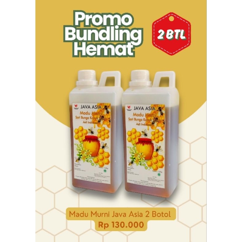 

Madu Hutan Murni Java Asia / Sari Bunga Kapuk Randu 1,2kg / Madu Hutan Telaris / Madu Indonesia