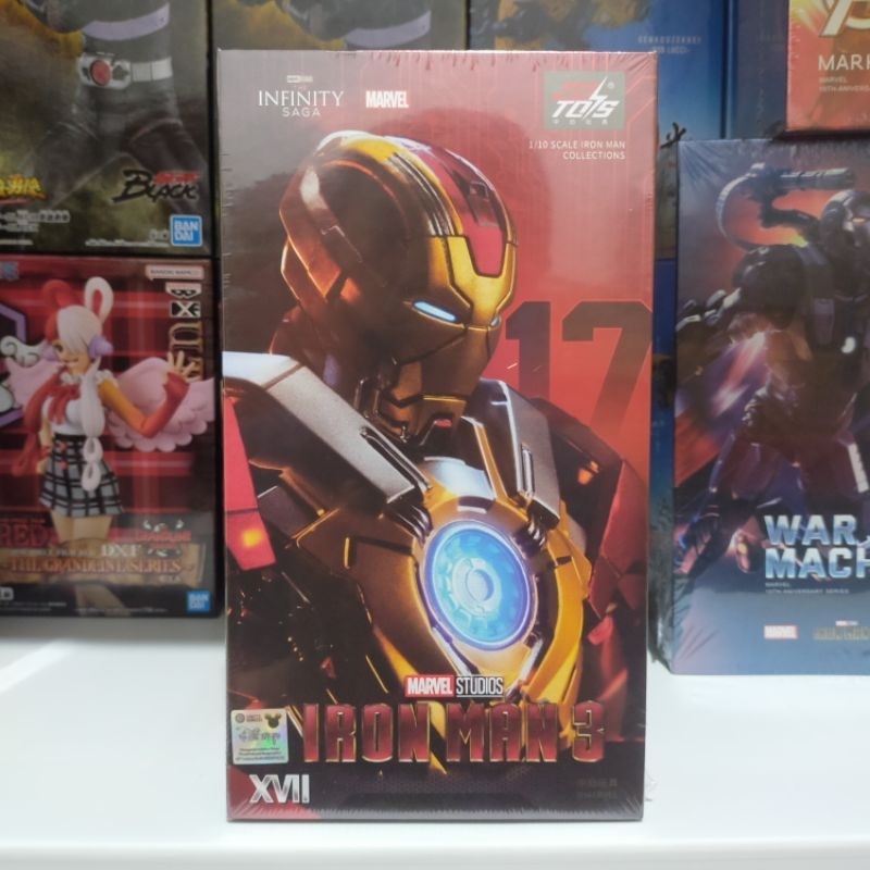 ZD TOYS Marvel Iron Man 3 Figure 1/10 Iron Man Mark 17 heartbreaker